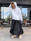 Chic and Breezy Satin Flouncy Skirt