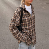 Vintage Plaid Shirt for Women