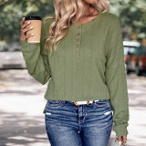 Autumn Women's Clothing Solid Color Long Sleeve Knitted Sweater