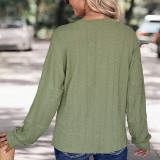 Autumn Women's Clothing Solid Color Long Sleeve Knitted Sweater