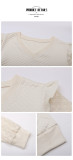 2023 Long Sleeve Solid Color Knitted Tops