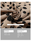 Solid Long Sleeve V Neck Leopard Print Tee