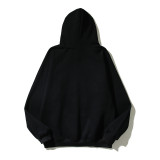 Cotton Embossed 3D Letter Hoodie