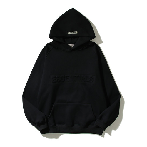Cotton Embossed 3D Letter Hoodie