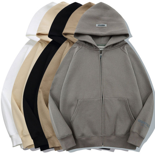 Unisex Hooded Zip-up Sweatshirt