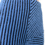 Street Striped Patchwork Regular Mid Waist Patchwork Bottoms