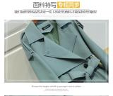 Chic Waist-Cinching Suit Jacket Trench Coat