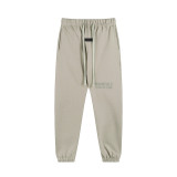 Cotton Relaxed and cozy plant velvet Letter printed drawstring pants