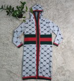 Autumn/Winter Knitted Cardigan Hooded Sweater with Pockets