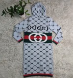 Autumn/Winter Knitted Cardigan Hooded Sweater with Pockets