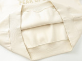 Plush Letter Athletic Sweatshirt and Sweatpants Set