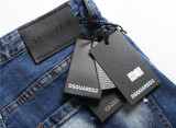 Men's Distressed Paint Splatter Slim Fit Letter Print Elastic Jeans