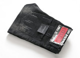 Men's Black Paint Splatter Slim Fit Patchwork Stretch Denim Jeans