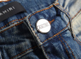 Men's Blue Sky Star Feet Jeans Pants