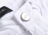 Men's White Simple Trendy and Stretchy Skinny Jeans