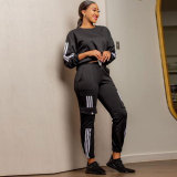 Casual Long Pants and Top Set