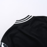 Autumn/winter Casual Stitching Embroidered Baseball Uniform Jacket