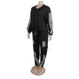Casual Long Pants and Top Set