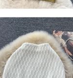 Solid Color High Waist Knitted A-line Skirt