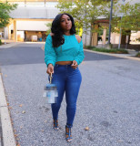 Casual Single Cold Shoulder Sweatshirt Tops
