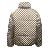 Fashionable Blend of Style and Warmth Plaid Women's Coat