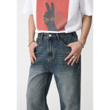 Vintage Loose Fit Wide Leg Floor-Length Trend Cowboy Jeans