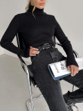 Autumn/winter Turtleneck Knitted Base Layer Sweater