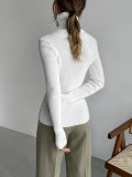 Autumn/winter Turtleneck Knitted Base Layer Sweater