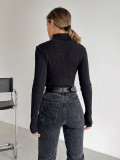 Autumn/winter Turtleneck Knitted Base Layer Sweater