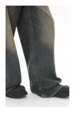 Men's Retro Harbor Style Loose Wide-Leg Denim Pants