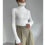 Autumn/winter Turtleneck Knitted Base Layer Sweater