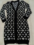 Casual Wool Long Sweater Top Jacket