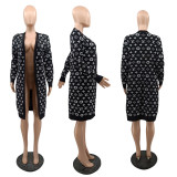 Casual Wool Long Sweater Top Jacket