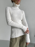 Autumn/winter Turtleneck Knitted Base Layer Sweater