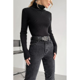 Autumn/winter Turtleneck Knitted Base Layer Sweater