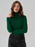 Versatile Pullover Knitted Turtleneck Sweater