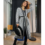 Casual Slimming Sweater Cape with Belt