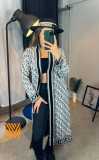 Casual Slimming Sweater Cape with Belt