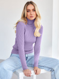 Versatile Pullover Knitted Turtleneck Sweater
