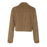Khaki Corduroy Short Jacket