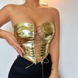 Fashion Ladies Trendy and Seductive Waist Cinching Cardigan