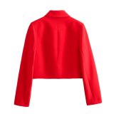 Fashionable Flip Cover Short Blazer Jacket