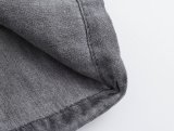 Pocket-Embellished Linen Shirt with Mid-Waist Trousers Set