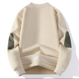 Winter Thickened Fleece Round Neck Base Layer Sweatshirts