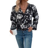 Allover Floral Print Top
