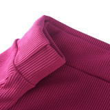 Women Knit Set Long Sleeve Skinny Solid Outfits 2023 Autumn Office Sexy 2 Two Piece Skirt Suit
