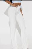 Tall Call It Even Wide Leg Dress Pants - White