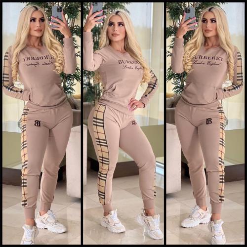 Fashion Embroidery Letter Sweatsuit Two Piece Set