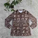 Casual Turndown Neck Printed Zipper Sweatsuit Jacket