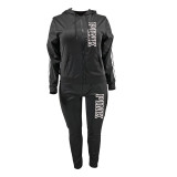 2023 Plus Size Women Clothing Women Sweatsuit Set Printed Sport Wear Track Suit